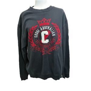 Y2K Coogi Embroidered Sweatshirt Mens XXL Crest Vintage Hip Hop